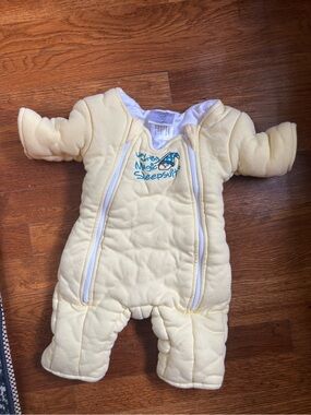 Baby Merlin’s Magic Sleepsuit - Size Small (3-6 months) - Light Yellow Color